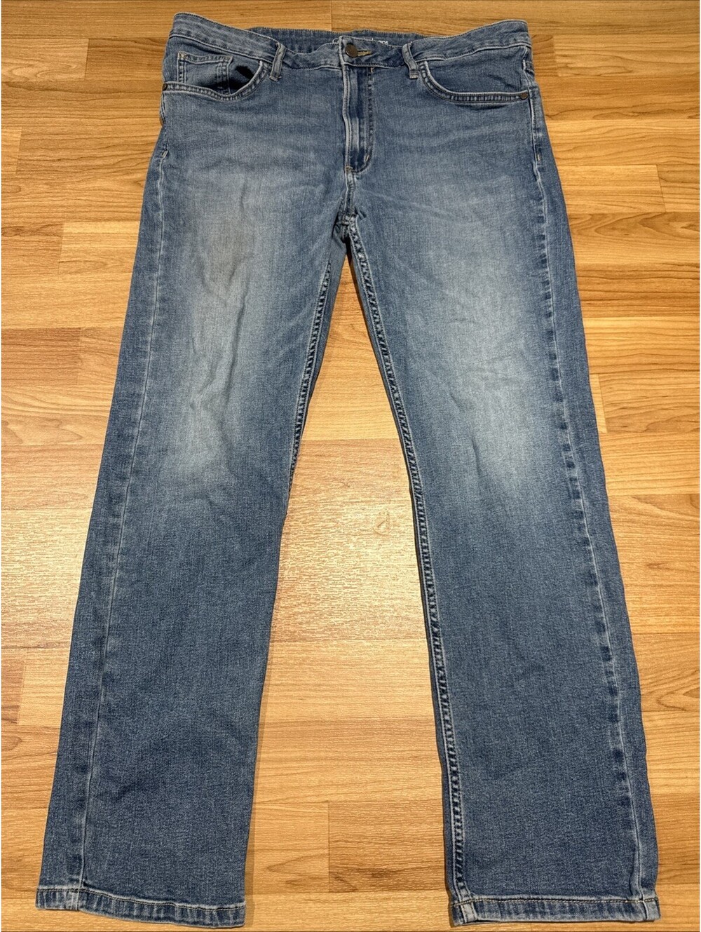 Calvin Klein Slim Boyfriend Blue Jeans Womens 14 Stretch